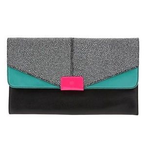 Banana Republic leather clutch